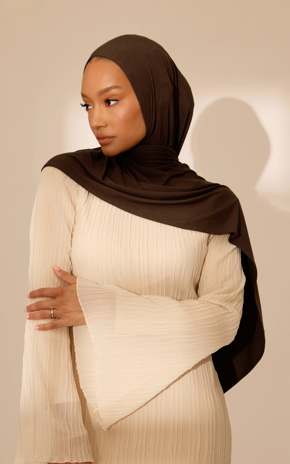 Signature Jersy Hijabs Chocolate