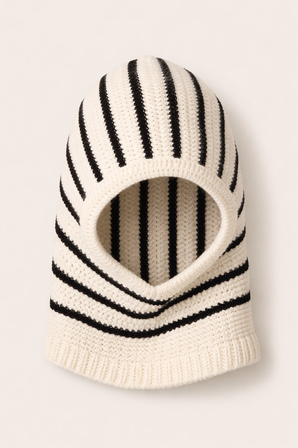 Surlaclava Striped Knit Hoodie