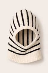 Surlaclava Striped Knit Hoodie