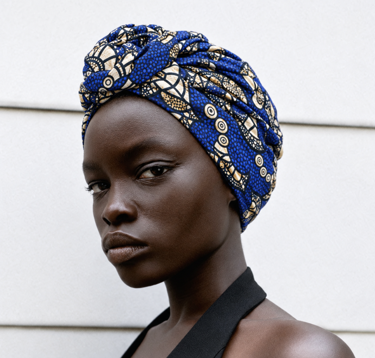 AFRICAN WIRE TURBAN EYES