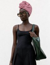 AFRICAN WIRE LINEN TURBAN