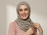 100% LINEN STRIPED SCARF
