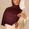 Signature Jersy Hijabs Burgundy