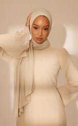 Signature Jersy Hijabs Beige