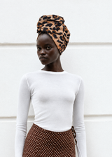 AFRICAN WIRE TURBAN LEOPARD