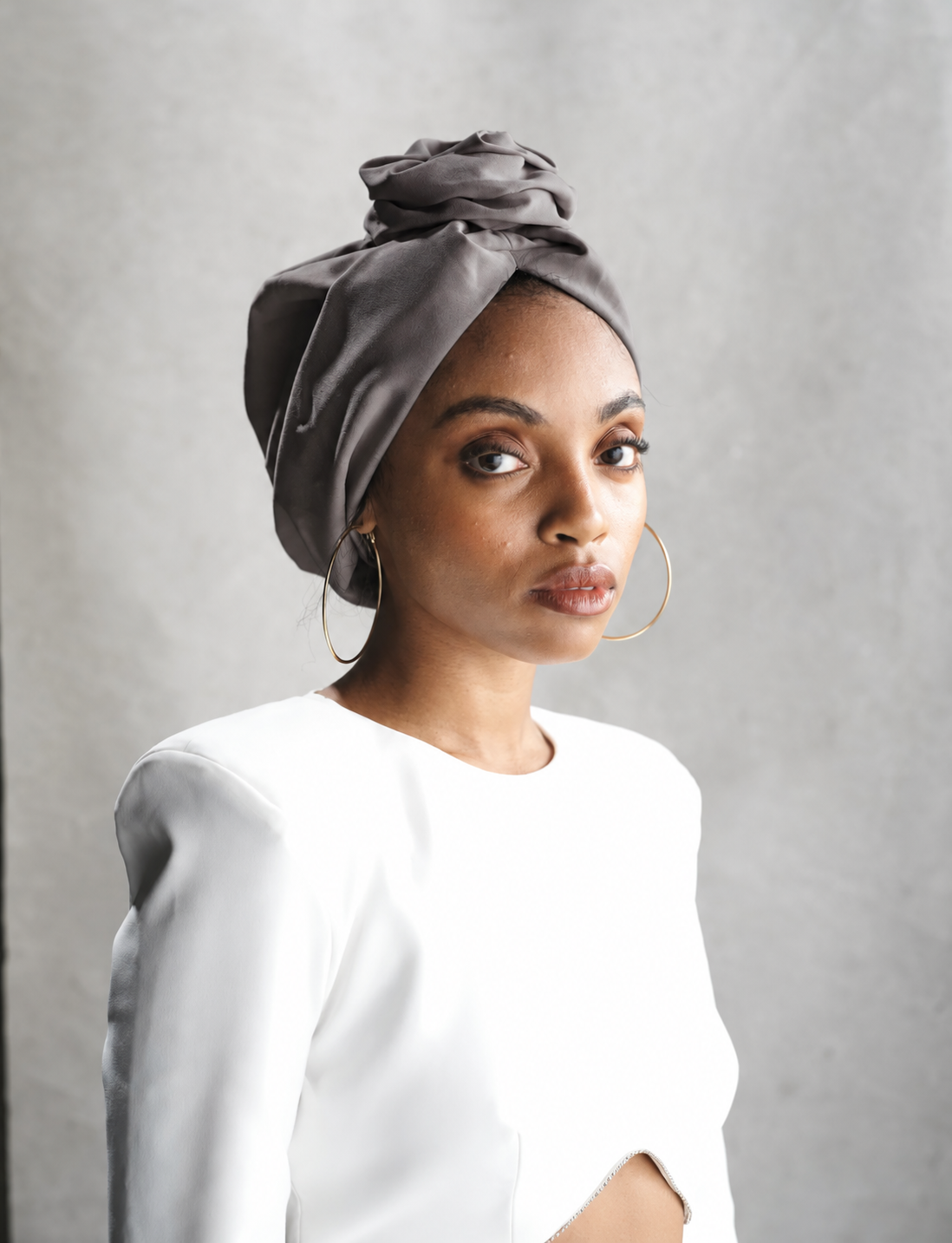 Messy Bun Pre-tied Turban