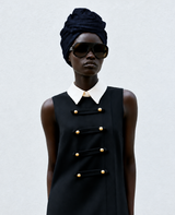 AFRICAN WIRE LINEN TURBAN