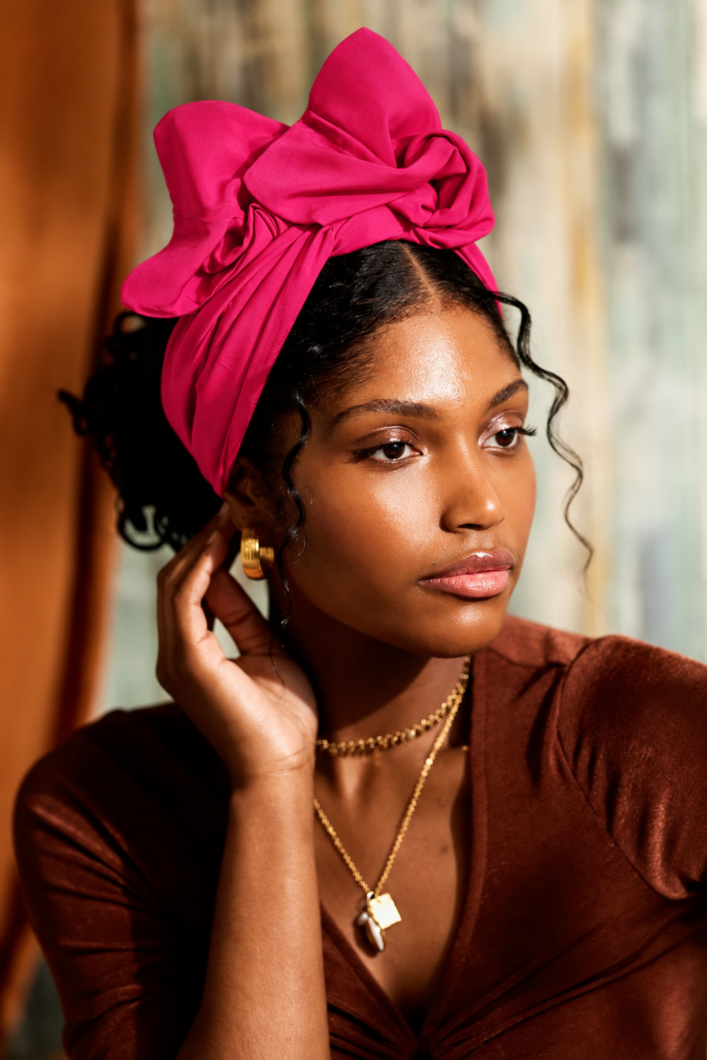 MAXI WIRE COTTON HEADBAND