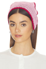 Cody Crochet Bandana Pink