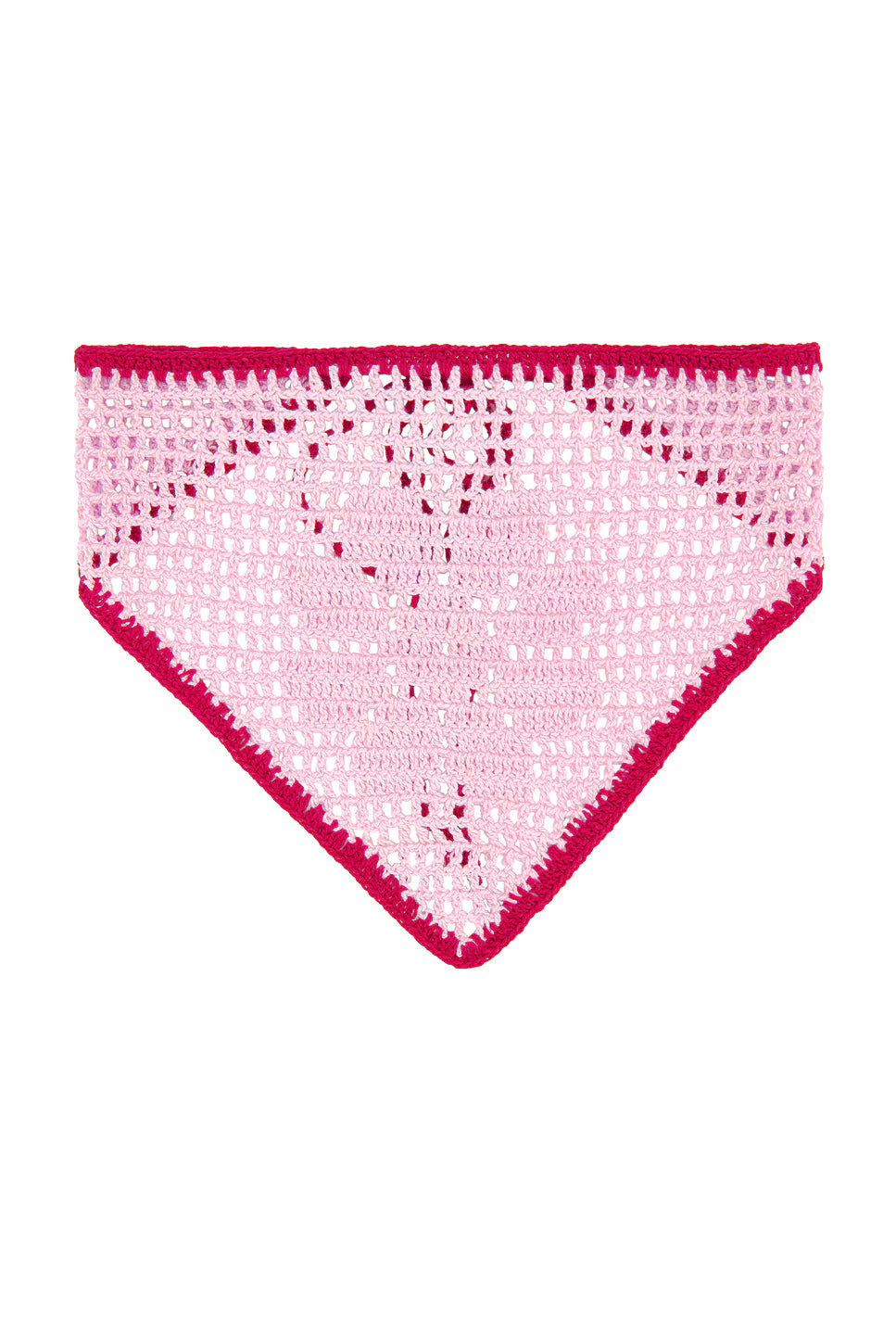 Cody Crochet Bandana Pink