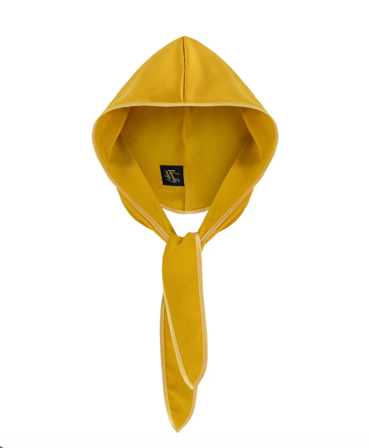 Satin Babushka Bonnet Mustard