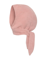 Fleece Babushka Bonnet Pink