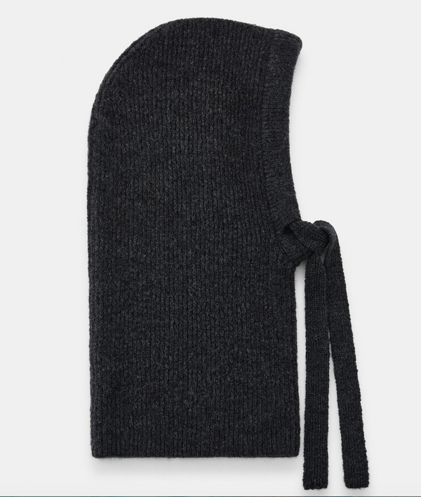 Surlaclava RIBBED KNIT hoodie Grey