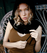 Surlaclava hoodie WITH BUTTONS BROWN