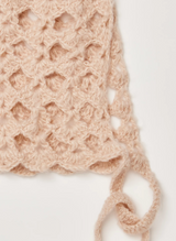 Surlaclava SCALLOPED BONNET HOODIE