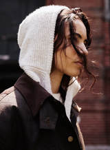 Surlaclava Bouclé Bonnet hoodie