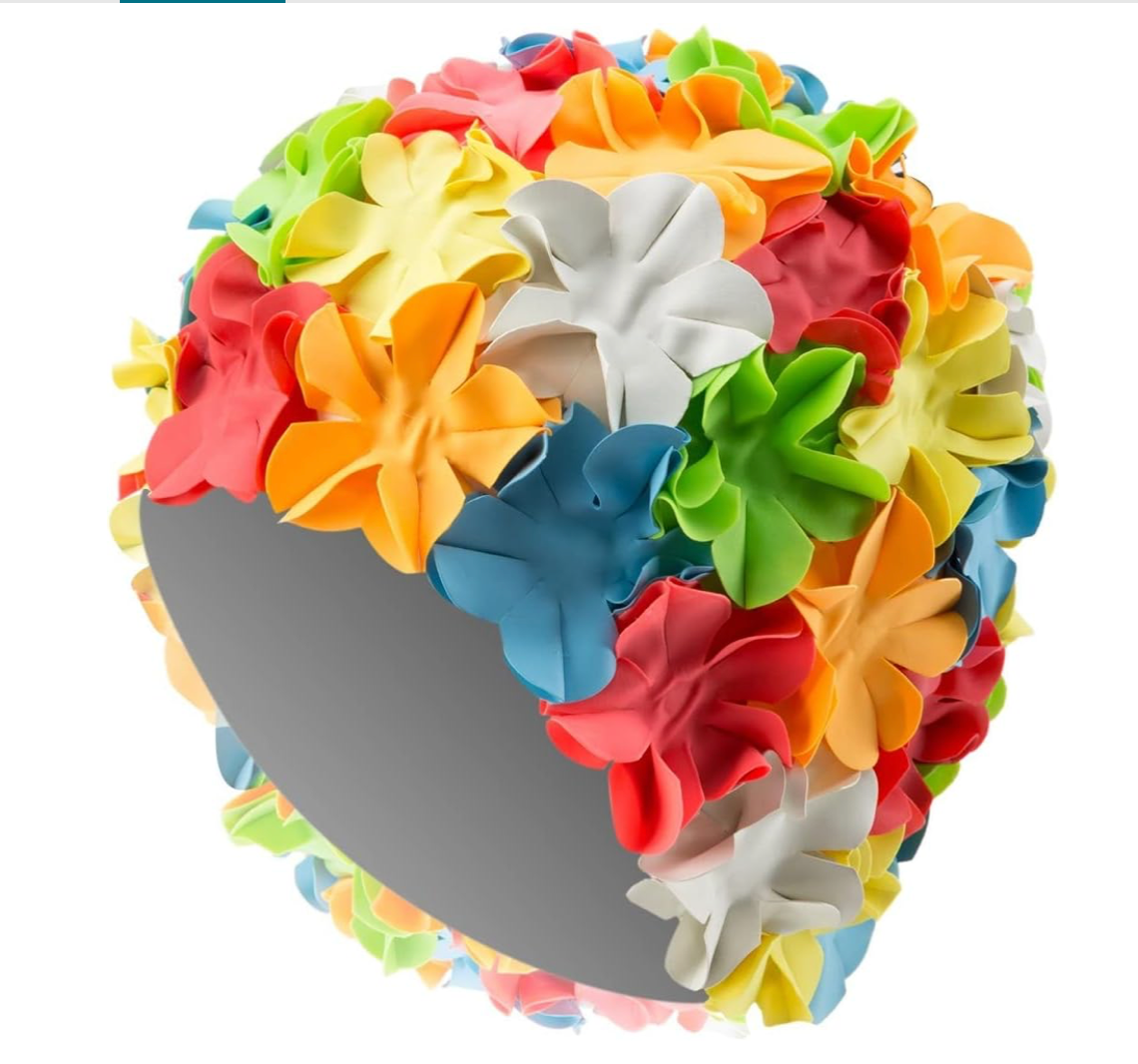 Petal Vintage Swim Cap