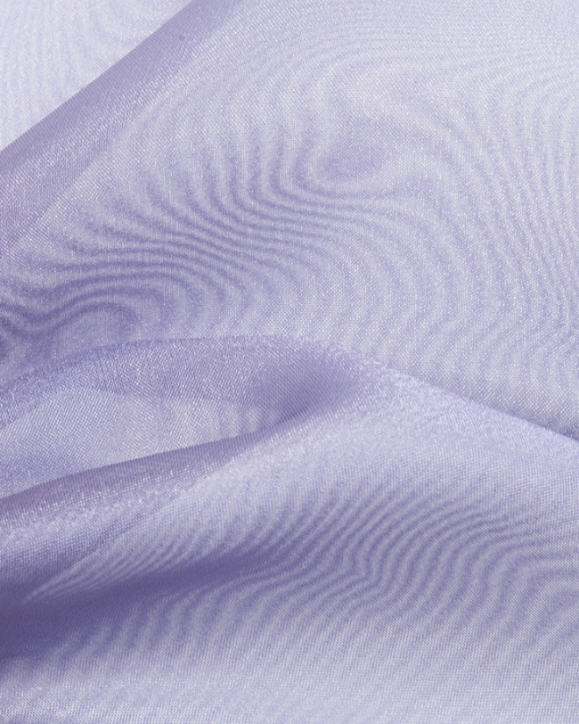 Organza Babushka Bonnet Lilac