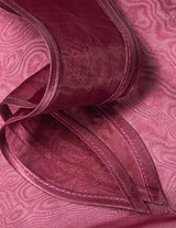 Organza Babushka Bonnet Cherry