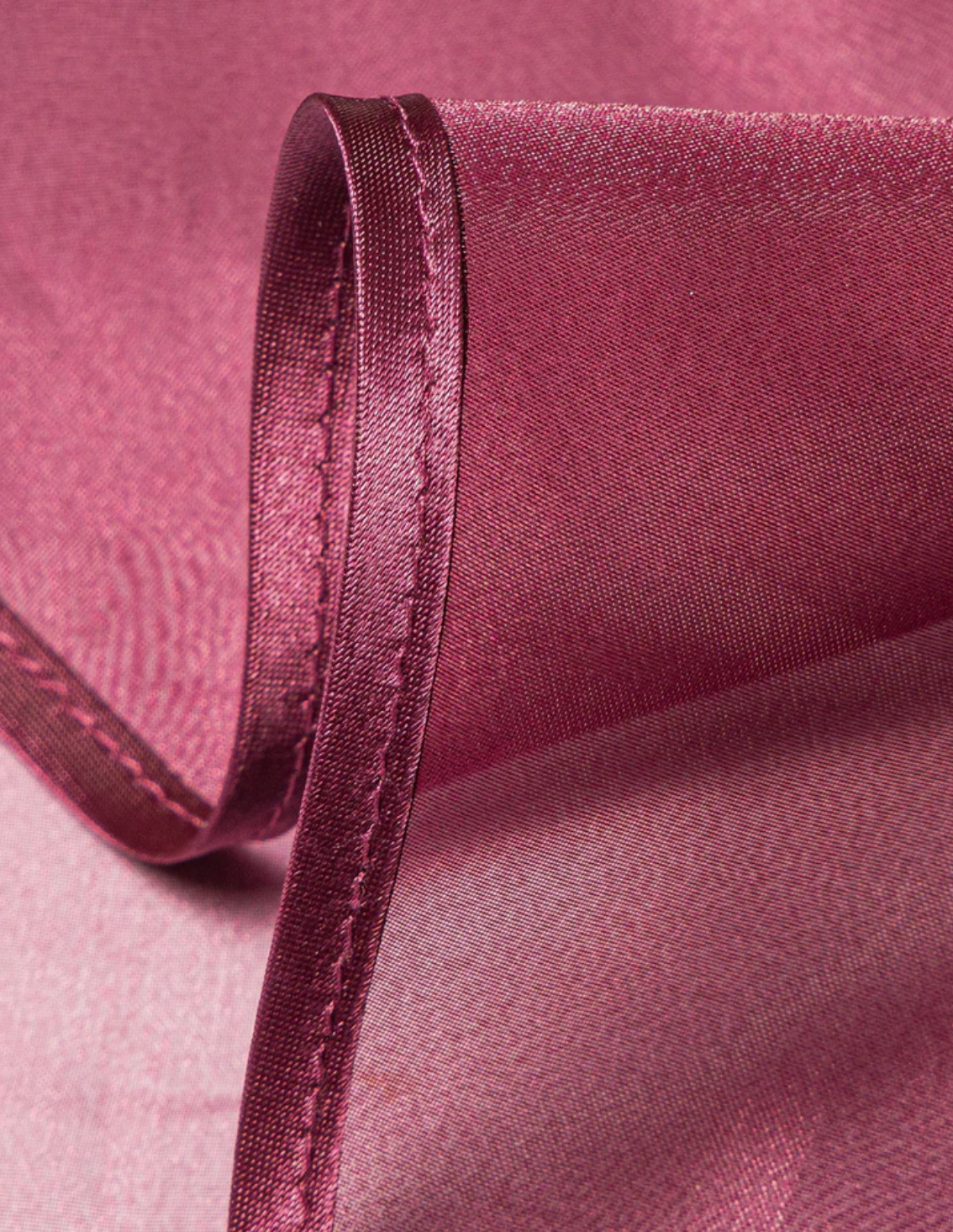 Organza Babushka Bonnet Cherry