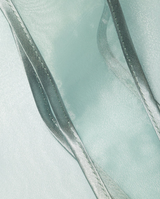 Organza Babushka Bonnet Teal