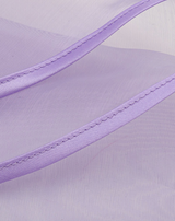 Organza Babushka Bonnet Lilac