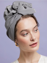 WIRE FULL CAP TURBAN Pearl Grey