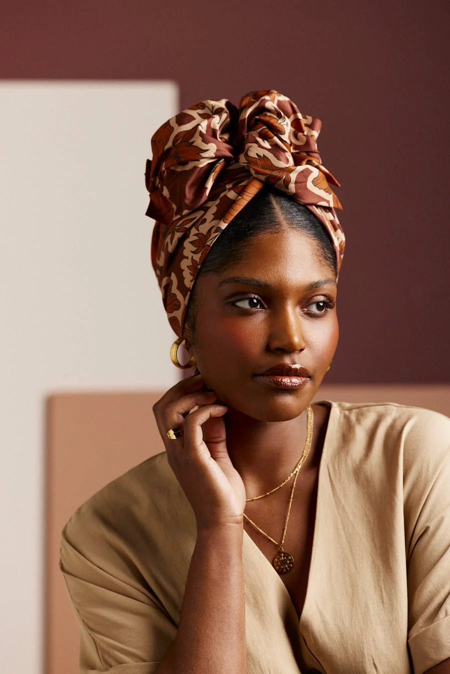 AFRICAN WIIRE TURBAN ROKIA