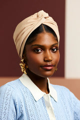 CUBAN WIIRE TURBAN SAND