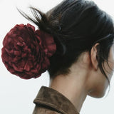 FLOWER BROOCH HAIR CLIP