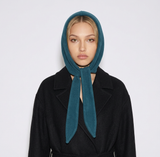 Fleece Babushka Bonnet Teal