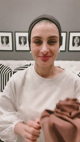 Messy Bun Pre-tied Turban